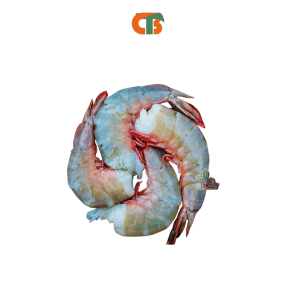 Headless tiger shrimp