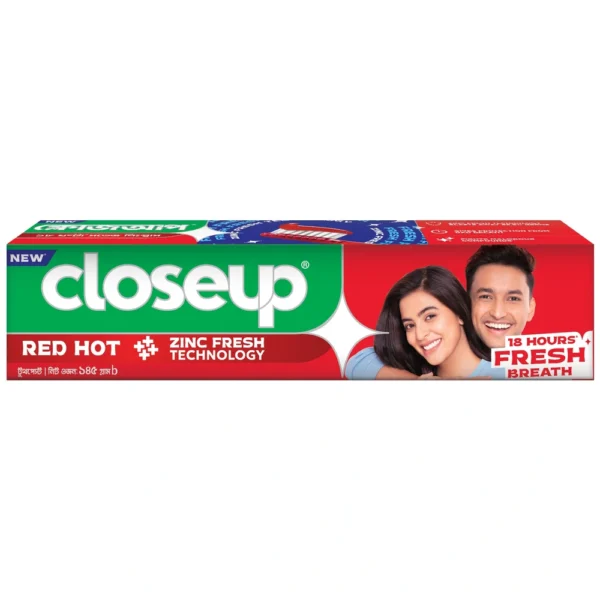 Closeup Triple Fresh Formula Red Hot 145g