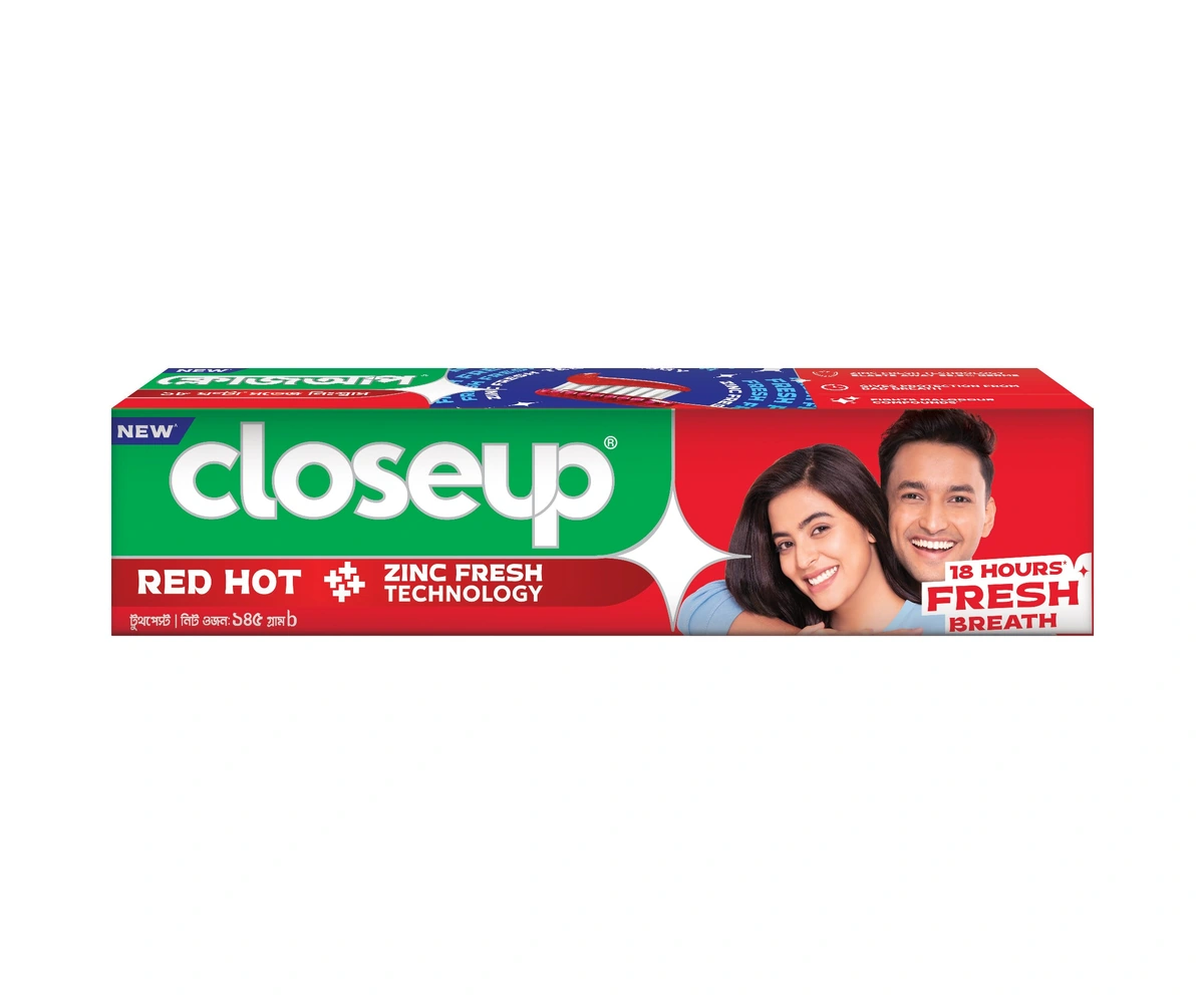 Closeup Triple Fresh Formula Red Hot 145g