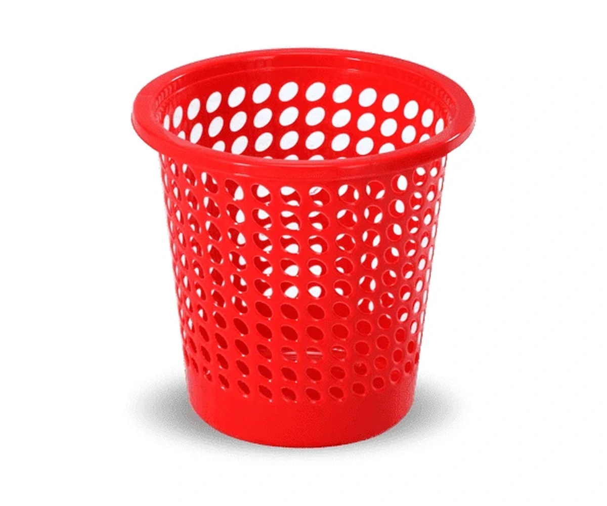 Dust Keeper Basket Medium Red