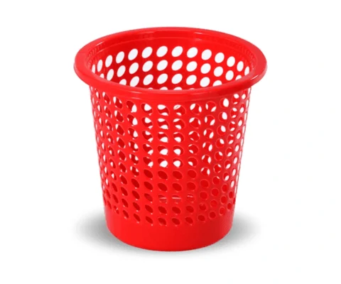 Dust Keeper Paper Basket Red