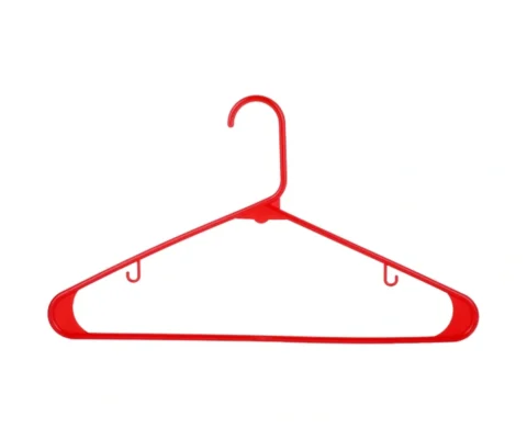 Light Shirt Hanger 6pcs Set Red