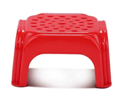 Kitchen Stool Short Red
