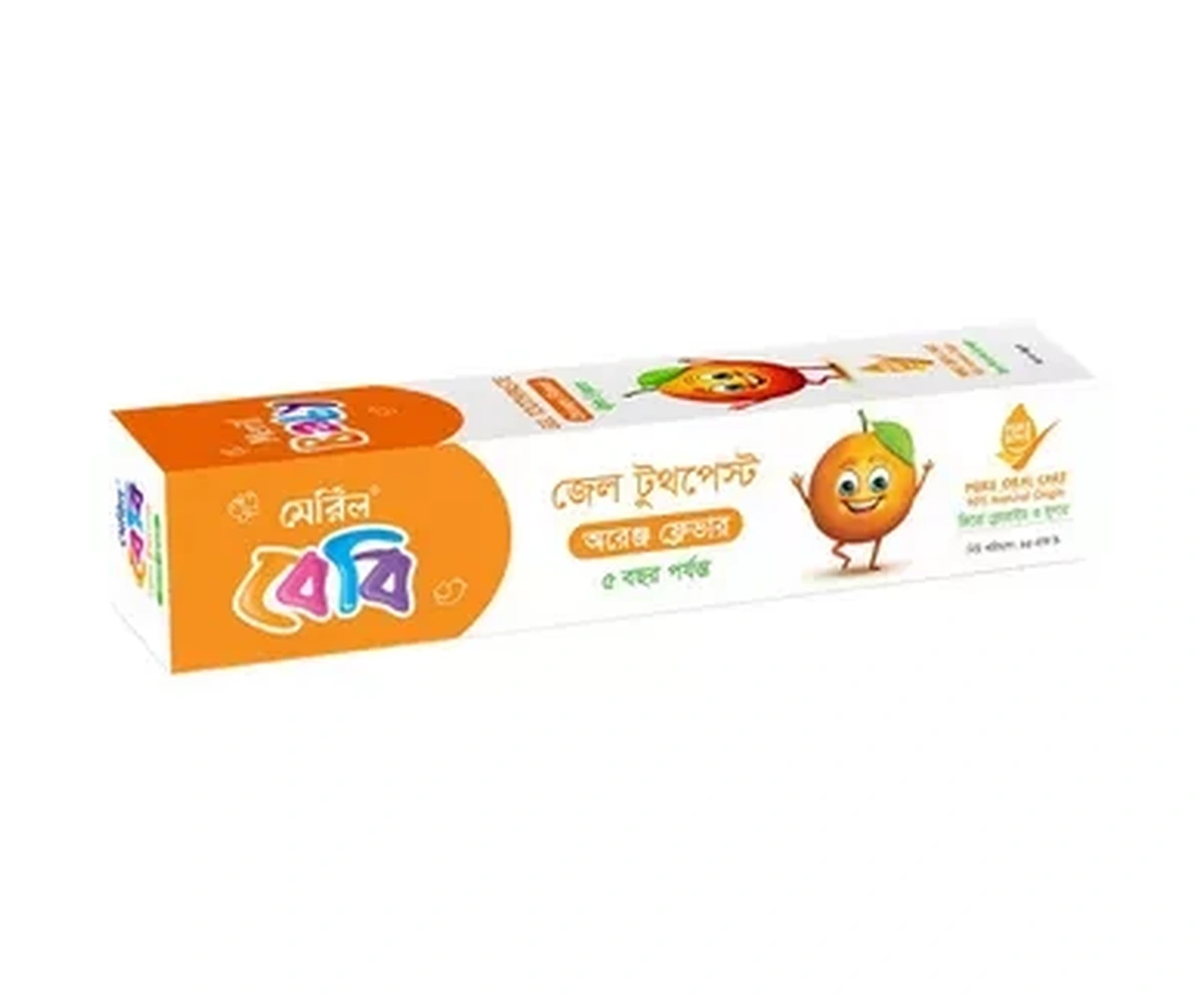 Meril Baby Gel Toothpaste Orange 45g