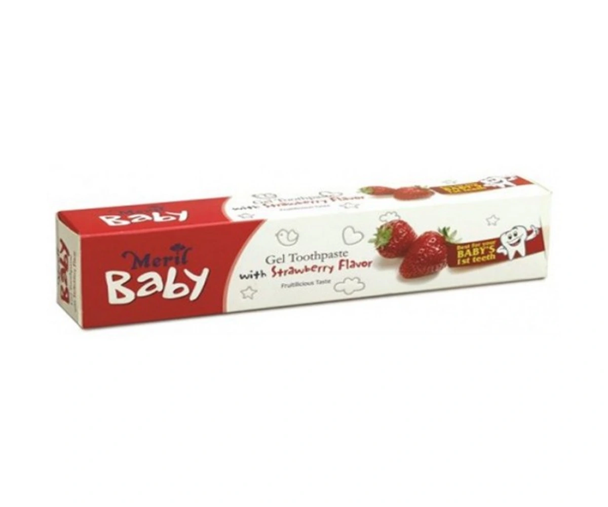 Meril Baby Gel Toothpaste Strawberry 45g
