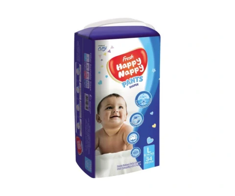 Happy Nappy Pants Diaper (L-34pcs)