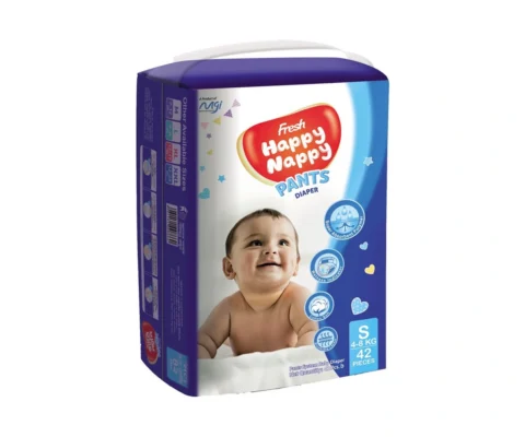 Happy Nappy Pants Diaper (S-42pcs)