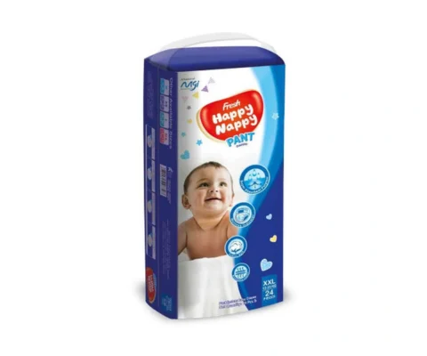 Happy Nappy Pants Diaper (XXL-24pcs)