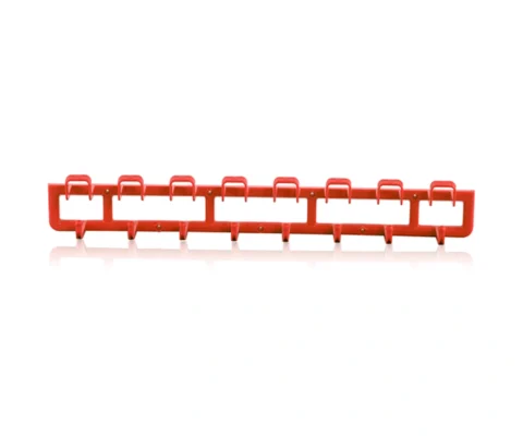 Wall Hanger 16 Hook Red